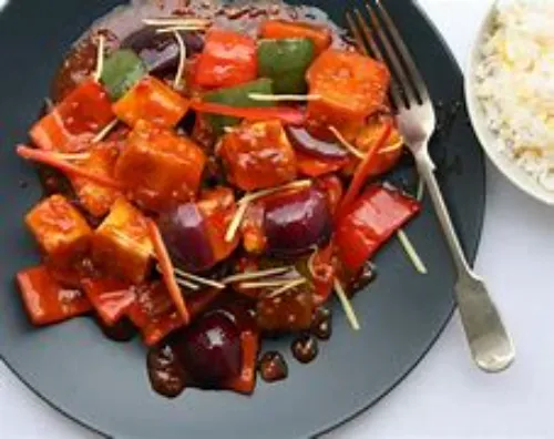 Chilli Paneer Rice Bowl